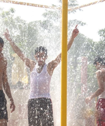 rain dance and dj setup at select panshet resorts
